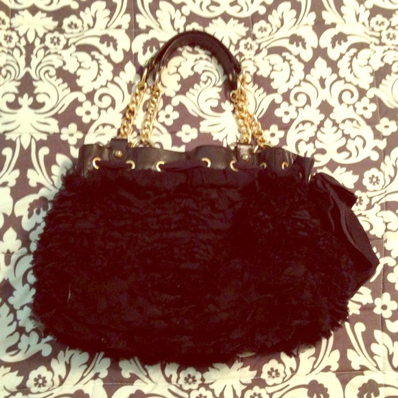 Juicy couture chiffon purse - black - Picture 1 of 2