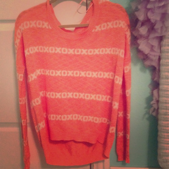 Cream and white sweater from pacsun