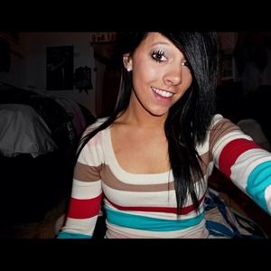 Long sleeve striped sweater