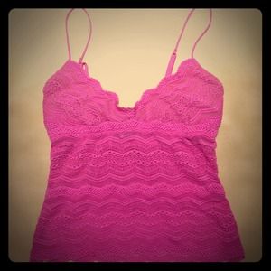 Cosabella Ceylon chevron lace camisole