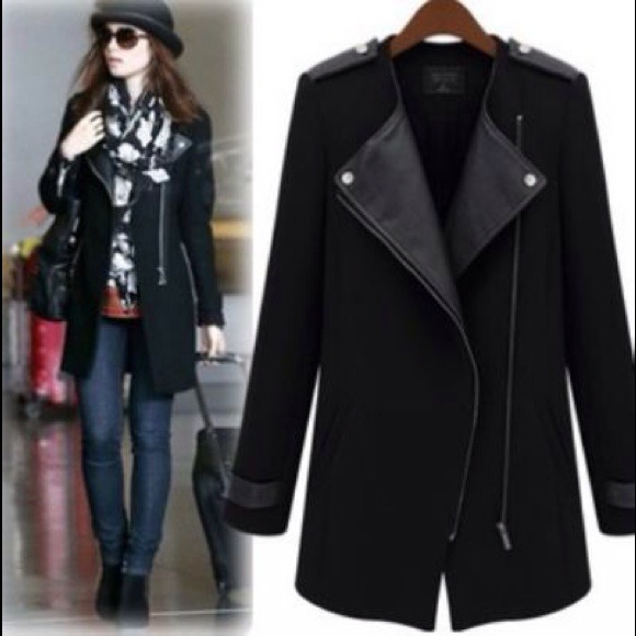 🌟🌟🌟For Sue🌟🌟🌟Faux Leather Biker Jacket