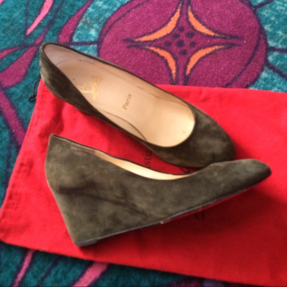 Reserved Reduced!!! authentic Louboutin wedge