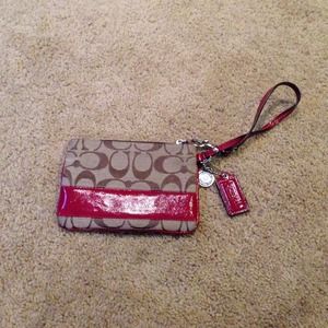 Coach wristlet