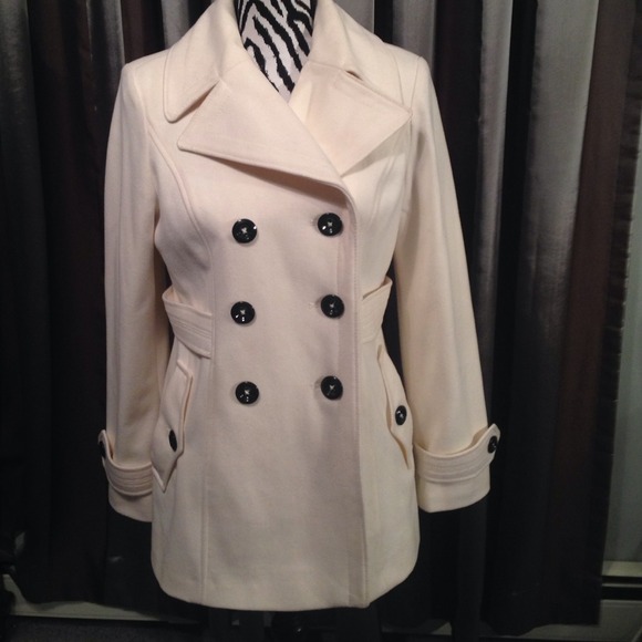 Jackets & Blazers - Women's off white pea coat