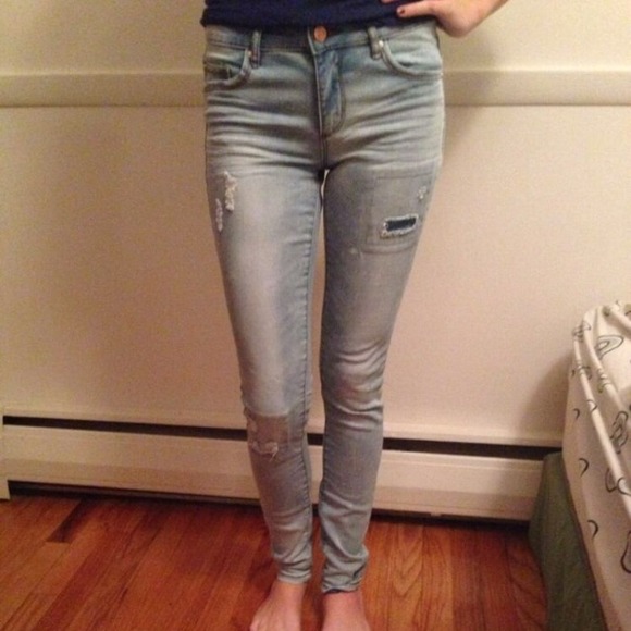 High wasted jeggings