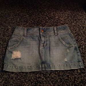 Jean skirt
