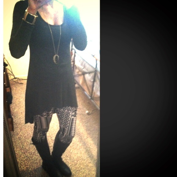 SOLD OUTπGrey High Low Tunic Top Dress π - Picture 4 of 4