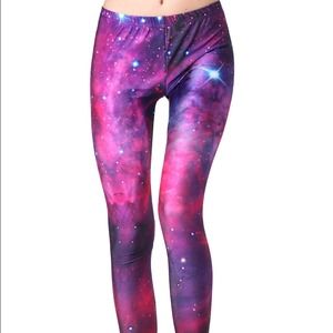 SOLD!! Romwe Galaxy Leggings SOLD!!