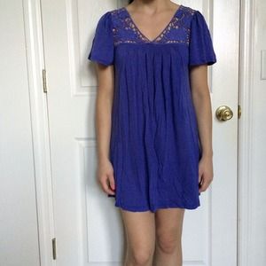 Purple tunic top
