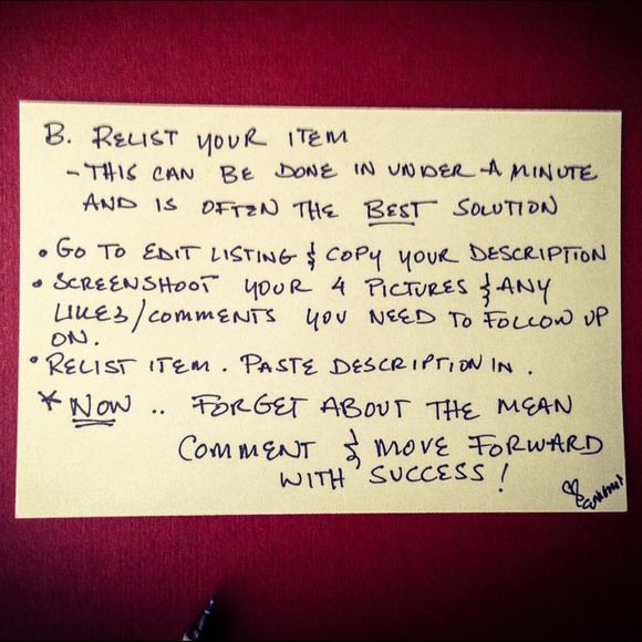 🔴Dealing with an unkind comment on your listing🔴 - Picture 4 of 4