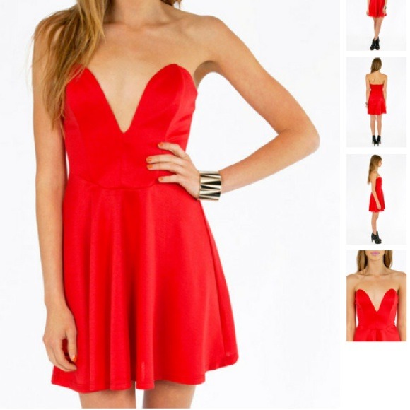 Black Deep In Love Sweetheart Dress