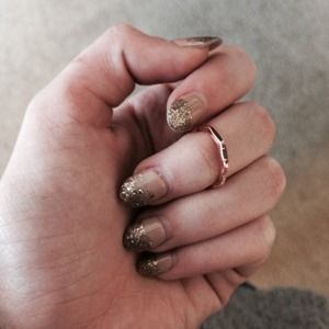 Faceted Midi Knuckle Ring