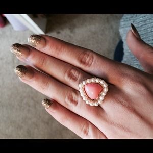 Pink Heart Ring