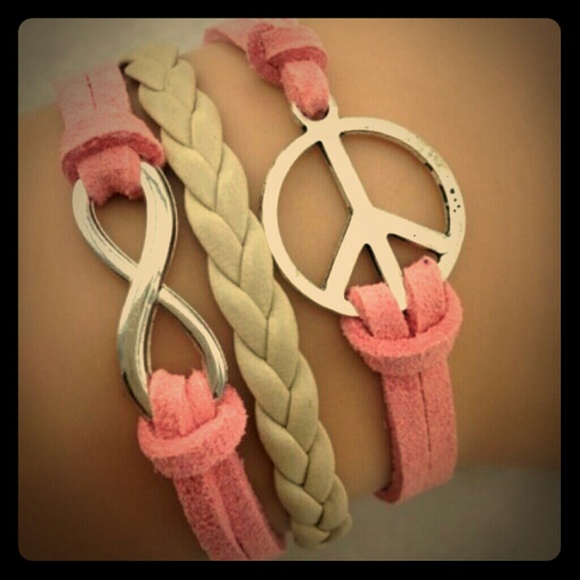Pale pink PeAcE