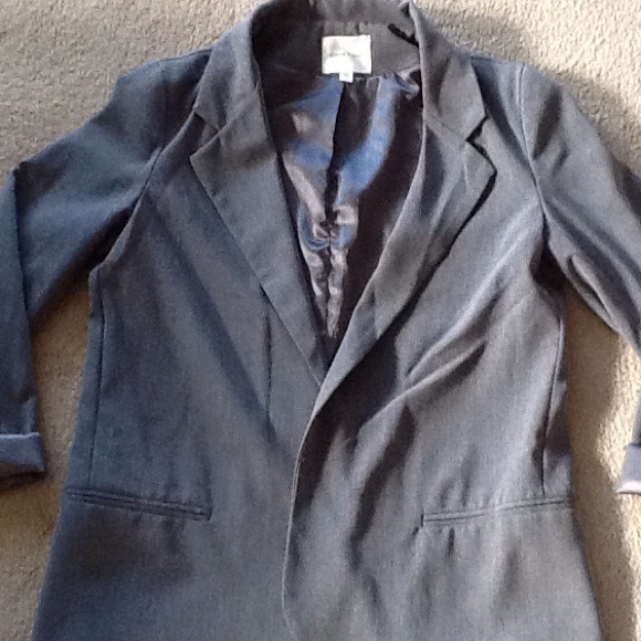 Silence + Noise.   Boyfriend blazer gray Medium
