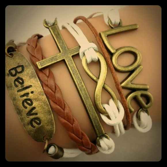 Vintage believe bracelet