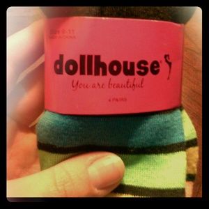 Dollhouse above the knee socks