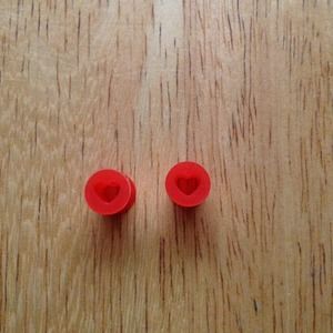 Red Heart Silicone Tunnels