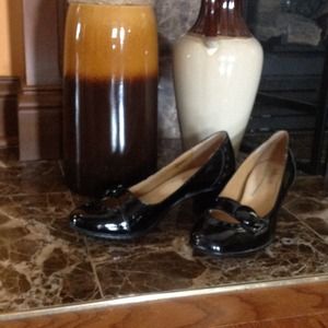 Black Paten Leather Shoes