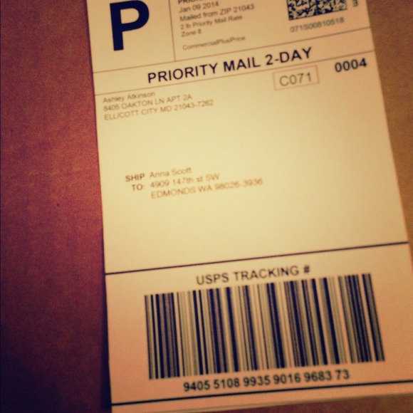 Shipped 1/10/14