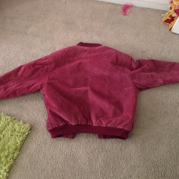 188 West 100% Pig Split Leather Jacket-Zipper - Picture 2 of 4