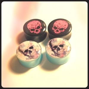 Skull plug bundle! Size 3/4"