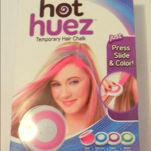 Hot Huez Temporary Hair Chalk NWT