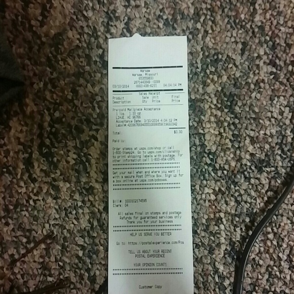 PROOF OF SALE/TRADE - Picture 3 of 3