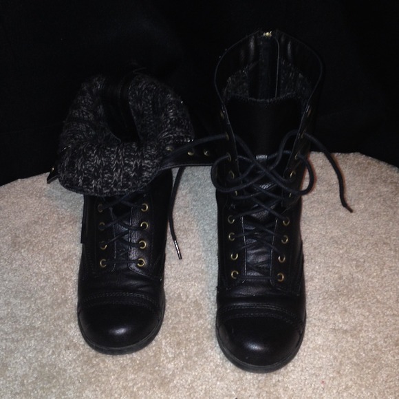 Black Combat Boots