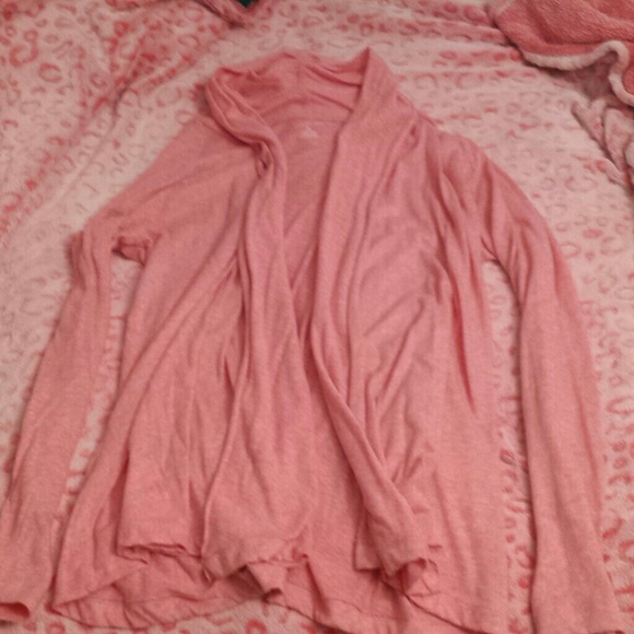 Pink cardigan