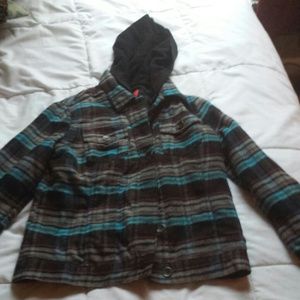 Tripp NYC Plaid Jacket Medium