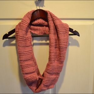 Dusty rose infinity scarf