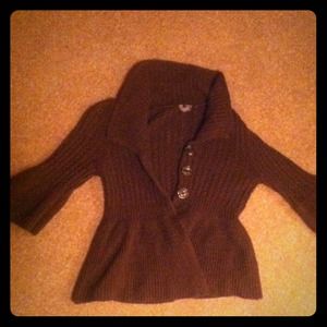 Button up sweater top