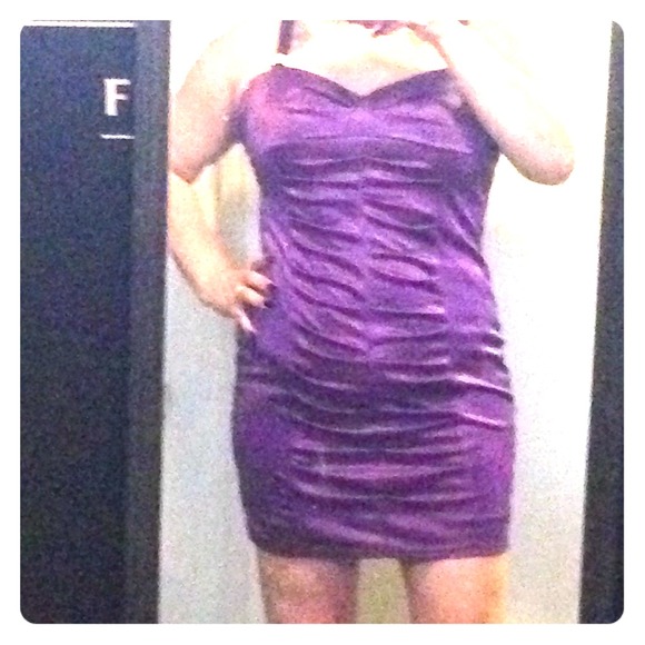 Purple Club Dress