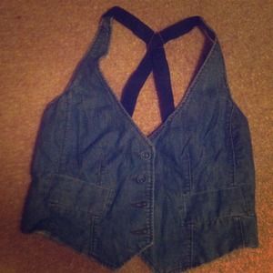 Denim vest