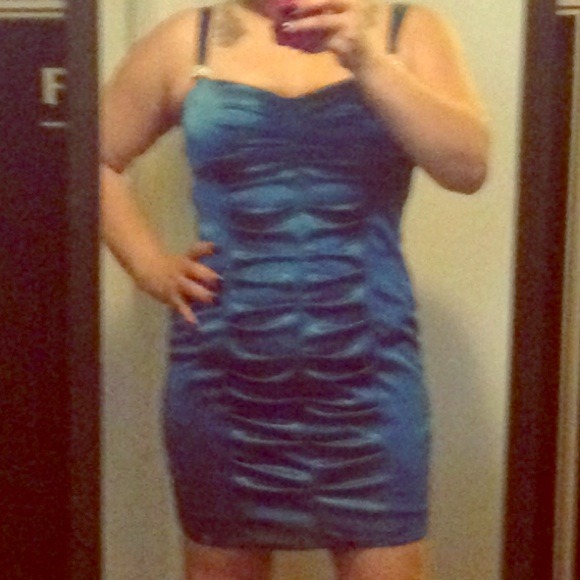 Teal Club Dress