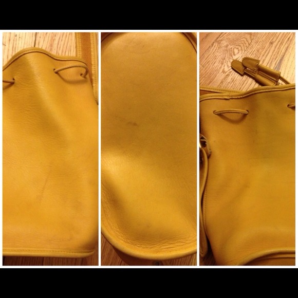 ⬇️was 85$⬇️Coach mustard yellow bucket bag - Picture 3 of 3