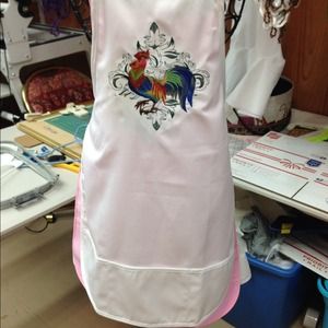 Embroidered apron