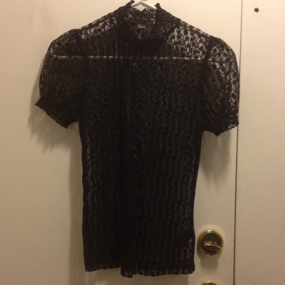 Stylish see thru top!