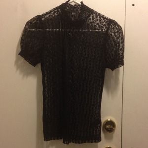 Stylish see thru top!