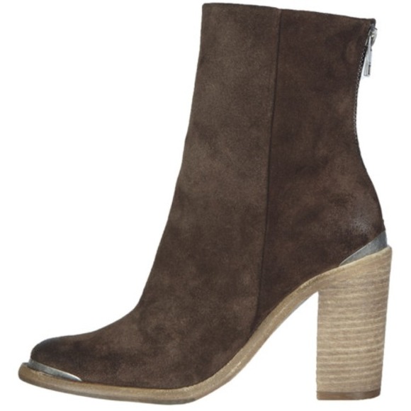 Amazing Allsaints Suede High Hessian Boot - Picture 2 of 3