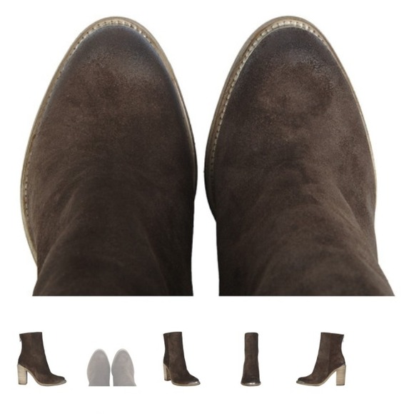 Amazing Allsaints Suede High Hessian Boot - Picture 3 of 3