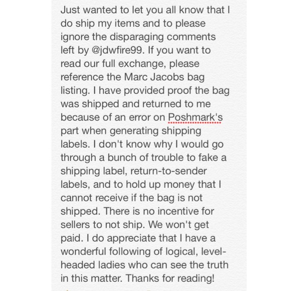 Note for Buyers