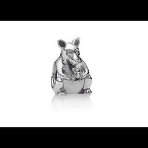 Mama kangaroo and Joey Pandora Charm
