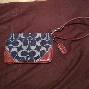 Authentic Coach Wristlet
