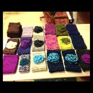 Handmade crocheted headbands