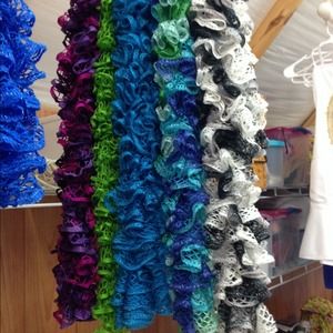 Homemade infinity scarves