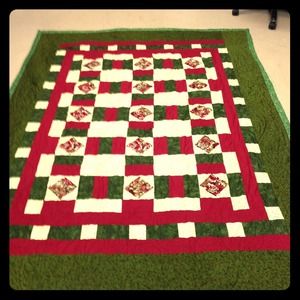 Handmade full-size quilt