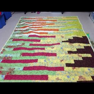 Handmade full-size quilt