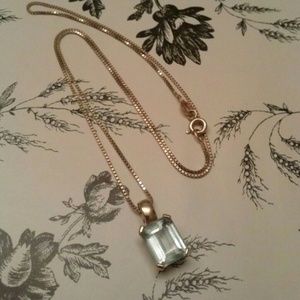 Beautiful Light Aquamarine Necklace